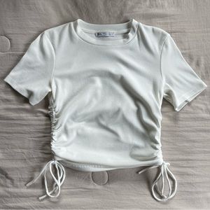 Zara Ruched Sides Shirt